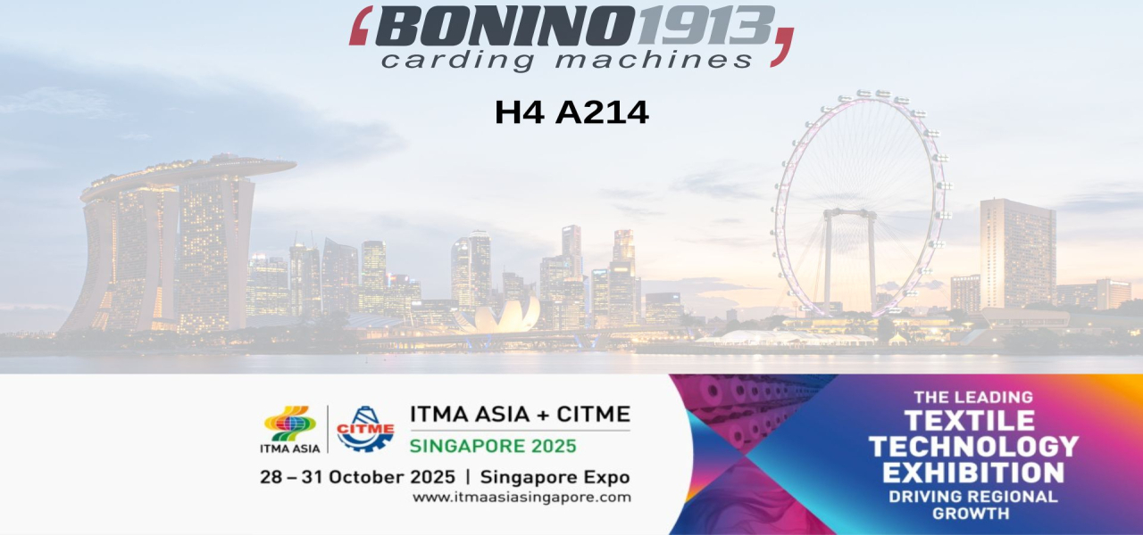 Bonino Carding Machines ITMA ASIA Singapore 2025